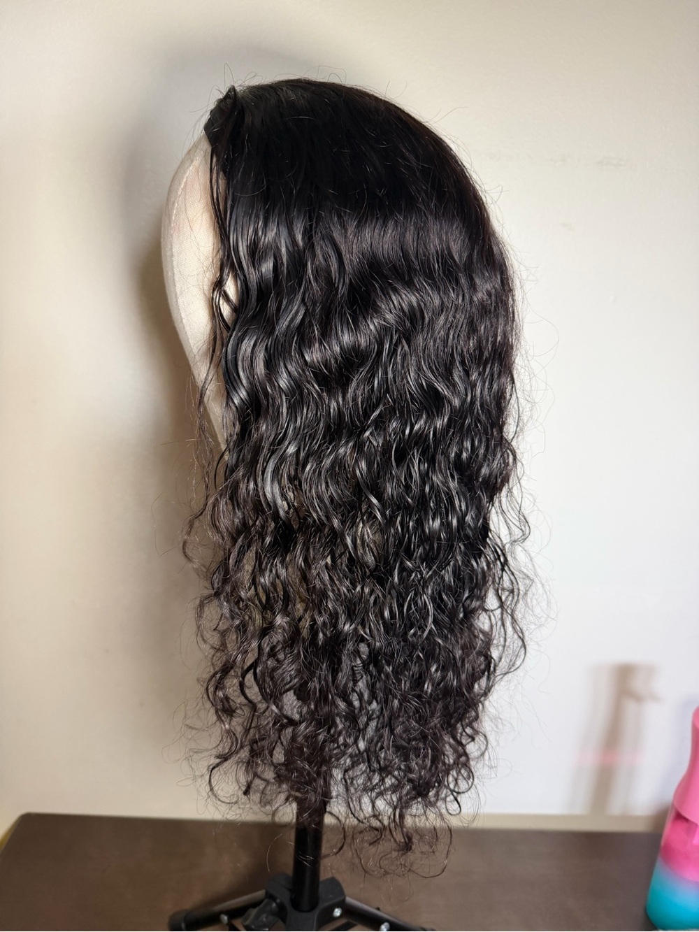 Custom 20” Human Hair Half Wig – Ready to Wear